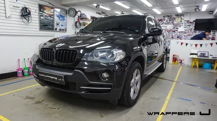 E70 BMW X5 실내랩핑 카본랩핑 X5실내카본랩핑 / 서울 마포구