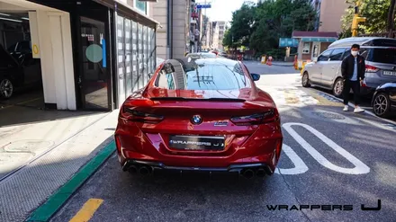 BMW M8 컴페티션 윈드쉴드, 앞유리보호필름 방탄필름 시공 / 서울 마포구