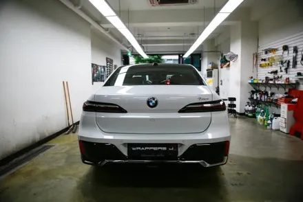 신형 BMW 740i 크롬죽이기 크롬딜리트 7시리즈 그릴 윈도우몰딩 랩핑 / 서울 마포구