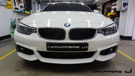 bmw 420d 루프스킨 그릴랩핑 안개등하단랩핑 프론트립랩핑 / 서울 마포구