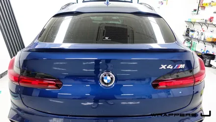 BMW X4M 그릴랩핑 휀다가니쉬랩핑 휀다덕트랩핑 스포일러랩핑 / 서울 마포구