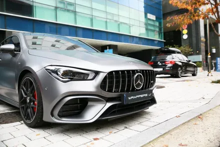 벤츠 CLA 45s 나이트패키지 서울 벤츠 크롬죽이기 크롬딜리트 / 서울 마포구