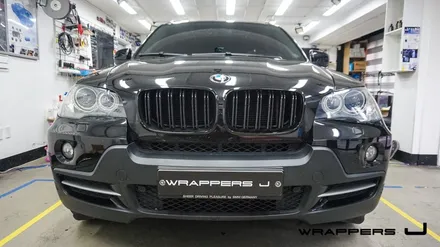 E70 BMW X5 실내랩핑 카본랩핑 X5실내카본랩핑 / 서울 마포구