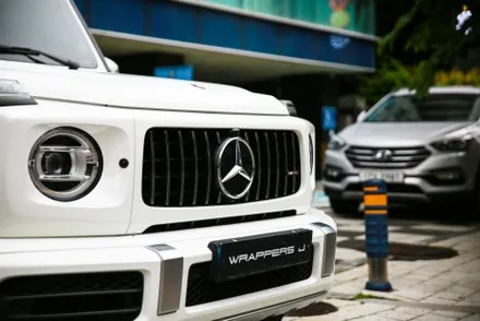 벤츠 G63 AMG, 지바겐 나이트패키지 크롬죽이기 크롬딜리트 / 서울 마포구