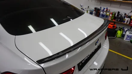 BMW 428i 전체랩핑 - 3M 사틴 다크그레이 / 서울 마포구