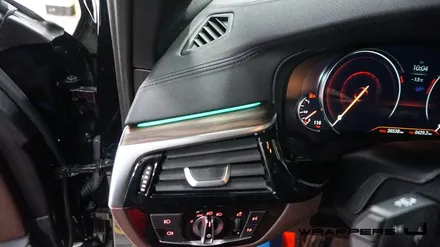 G30 BMW 530i 실내랩핑 매트릭스블랙 부분랩핑 / 서울 마포구