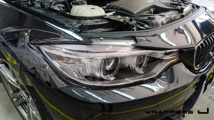 bmw 420d 라이트 필름 시공 / 서울 마포구