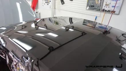 bmw전체랩핑 : bmw 420d 전체랩핑 에이버리 락그레이 시멘트랩핑 / 서울 마포구