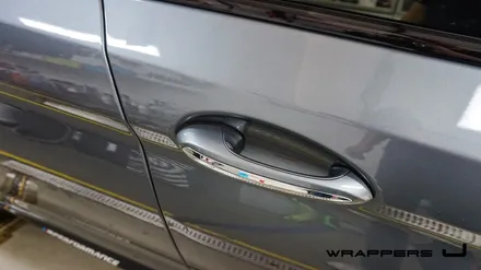 G30 BMW 520d 전체랩핑 사틴 화이트펄 올랩핑 후기 / 서울 마포구