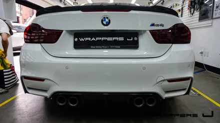 BMW M4 컨버터블 전체랩핑 서울 bmw랩핑 / 서울 마포구
