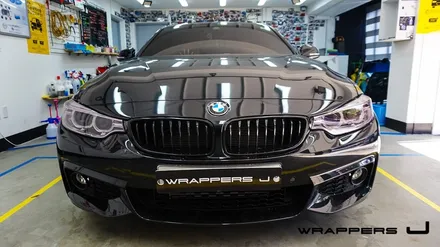 bmw 420d 라이트 필름 시공 / 서울 마포구