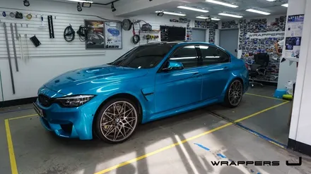 F80 BMW M3 전체랩핑 3M1080 아토믹 틸 / 서울 마포구