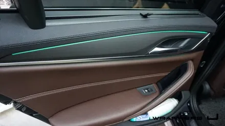 G30 BMW 530i 실내랩핑 매트릭스블랙 부분랩핑 / 서울 마포구