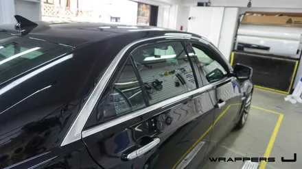 캐딜락 CTS-V 크롬죽이기 크롬딜리트 그릴랩핑 창문몰딩랩핑 부분랩핑 / 서울 마포구