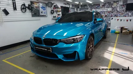 F80 BMW M3 전체랩핑 3M1080 아토믹 틸 / 서울 마포구