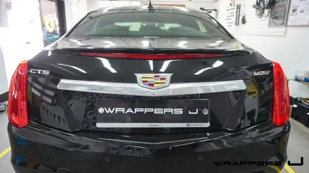캐딜락 CTS-V 크롬죽이기 크롬딜리트 그릴랩핑 창문몰딩랩핑 부분랩핑 / 서울 마포구