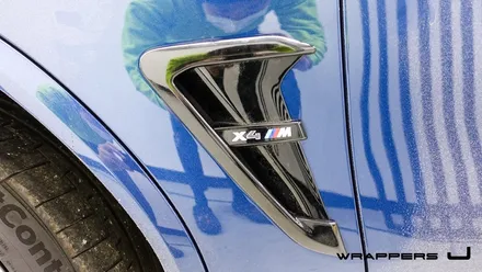 BMW X4M 그릴랩핑 휀다가니쉬랩핑 휀다덕트랩핑 스포일러랩핑 / 서울 마포구