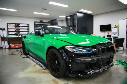 G83 BMW M4 컨버터블 전체랩핑 마포구랩핑 / 서울 마포구