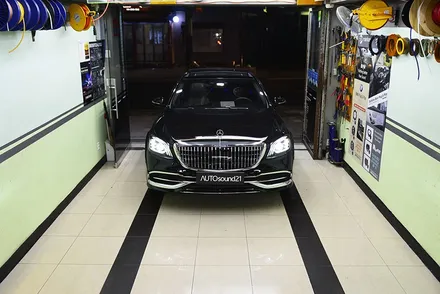 벤츠 S650 마이바흐 2019년식▶ 마이바흐에 골프백이 안실린다? 순정우퍼 탈거 후 우퍼를 매립하여, 골프여행 다녀오세요. / 서울 마포구 신수동