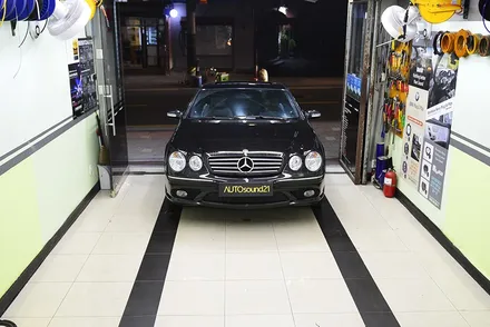 벤츠 CL55 AMG 2005년식▶ 사운드업 헤드켑과 음질전용 Bluetooth를 장착하여 음압과 음질 두마리 토끼를 잡습니다. / 서울 마포구 신수동