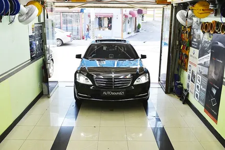 벤츠 S클래스 S600 2011년식▶ 옥스개조 및 음질전용 블루투스 비위드 RT-1 + 하이브리드 파워켑 작업. / 서울 마포구 신수동