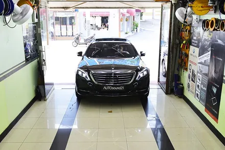 벤츠 S클래스 S400 2015년식▶ 벤츠전용 3D 부메스터 + 핸드메이드 DATASAT D31 트위터 작업. / 서울 마포구 신수동