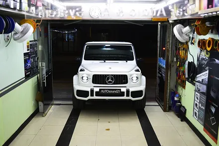벤츠 G63 AMG 에디션 2020년식▶ 신형 지바겐 차량에 모렐 Limited Edition 및 DATASAT 스피커 + 하이브리드파워켑 + 블루투스 / 서울 마포구 신수동
