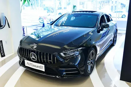 벤츠 CLS 400d 2019년식▶ DATASAT 미드우퍼 스피커 + 레인보우 미드레인지 스피커 + 사운드업 헤드켑 / 서울 마포구 신수동