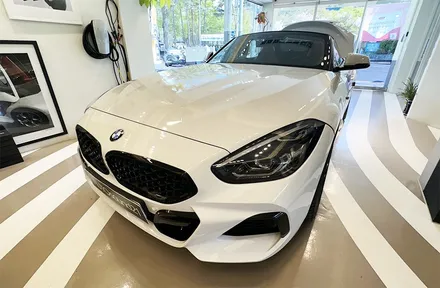 BMW Z4 2021년▶ 매치 UP7 DSP + 전용 케이블 + JL AUDIO 10” 빌트인 우퍼 장착, 가성비 최고의 작업을 합니다. / 서울 마포구