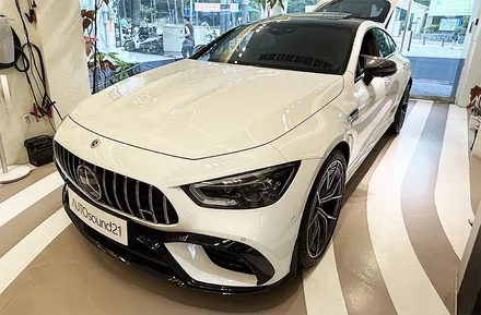 벤츠 43 AMG 2023년식▶ 매치 UP10 DSP + 포칼 TBM 트위터 + 포칼 3.5WM + 글라덴서브 10“ 2개 + 파워켑30F 작업 / 서울 마포구 신수동