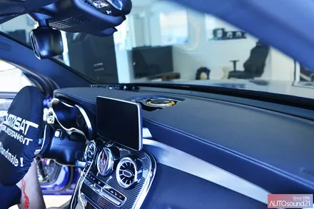 벤츠 GLC 63 S AMG 2018년식▶ DATASAT (2웨이/ 센터) 최고급 스피커 + 부메스터 트위터 그릴 + 사운드업 헤드켑 / 서울 마포구 신수동