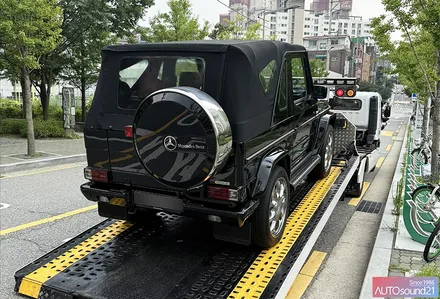 벤츠 지바겐 G320 2000년식▶ 헬릭스 V8 DSP를 기준으로 포칼 스피커와 글라덴 모스코니 서브우퍼를 장착합니다. / 서울 마포구 신수동
