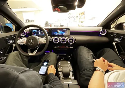벤츠 A45 AMG 2021년식▶ 카오디오 풀시스템 장착 / 서울 마포구 신수동