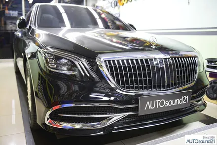벤츠 S650 마이바흐 2019년식▶ 마이바흐에 골프백이 안실린다? 순정우퍼 탈거 후 우퍼를 매립하여, 골프여행 다녀오세요. / 서울 마포구 신수동