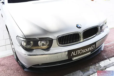 BMW 7시리즈 735Li 2005년식▶ AUX 개조 및 음질전용 블루투스 및 헤드켑 작업. / 서울 마포구 신수동