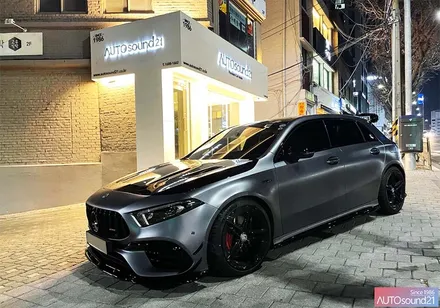 벤츠 A45 AMG 2021년식▶ DSP 프로세서, 스피커, 서브우퍼까지! 풀 카오디오 시스템 작업 / 서울 마포구 신수동