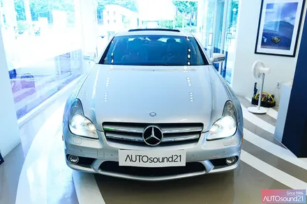 벤츠 CLS350 2010년식▶ 화사한 고음, DATASAT 트위터 설치 + 최고의 블루투스 WTX-700 + 사운드업 헤드켑 / 서울 마포구 신수동