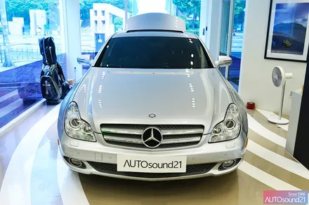 벤츠 CLS350 2010년식▶ DATASAT 트위터 + WTX-700 블루투스 + 사운드업 헤드켑 / 서울 마포구 신수동