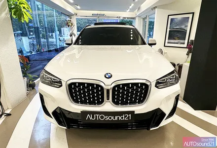 BMW X4 2023년식▶ 정식센터 보증에도 문제없는, 독일 MATCH UP7 DSP 1290W 출력의 DSP앰프 + 레인보우 2웨이 스피커 교체 / 서울 마포구