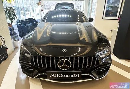 벤츠 AMG GT 63S 2021년식▶ + 헬릭스V12 DSP + 포칼 유토피아M 3WAY 프론트 + 리어 포칼 2웨이 + JL 서브우퍼 시스템 / 서울 마포구