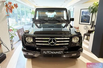 벤츠 지바겐 G320 2000년식▶ 헬릭스 V8 DSP를 기준으로 포칼 스피커와 글라덴 모스코니 서브우퍼를 장착합니다. / 서울 마포구 신수동