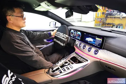 벤츠 AMG GT 43 2020년식▶ 100% 핸드메이드, 200% 만족하는 DATASAT 스피커를 장착하여 들을 수 없었던 스테이지감을 느끼세요. / 서울 마포구 신수동