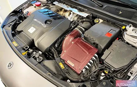 벤츠 A45 AMG 2021년식▶ DSP 프로세서, 스피커, 서브우퍼까지! 풀 카오디오 시스템 작업 / 서울 마포구 신수동