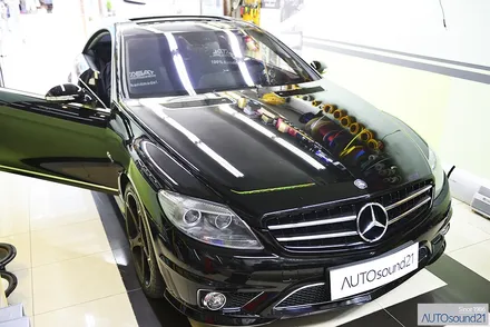벤츠 CL63 AMG 2009년식▶ 음질전용 블루투스를 설치한다면, 오디오 시스템은 최신이 됩니다. / 서울 마포구 신수동