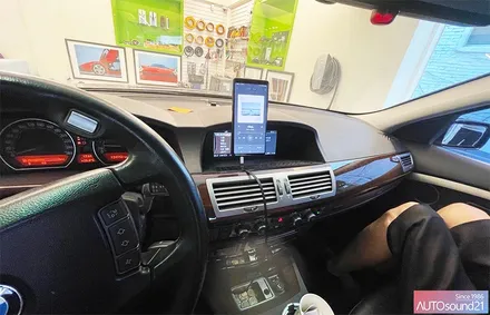 BMW 740i 2006년식▶ 7시리즈 소리 안나는 증상 해결, 직렬 옥스 생성 후 스마트폰/아스텔앤컨 직렬 청취 / 서울 마포구 신수동