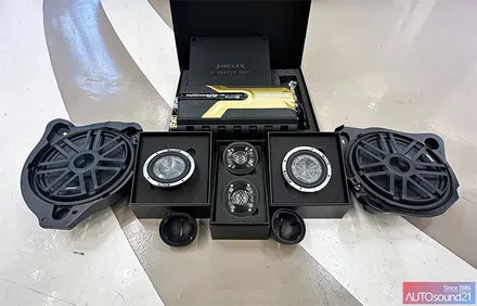 벤츠 GT63 AMG 2023년식▶ 평생 사용 가능한 카오디오! 헬릭스 V12 DSP + 포칼 유토피아 2웨이 스피커 + ETON 우퍼 + 하이브리드 파워켑 30F / 서울 마포구 신수동