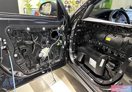 BMW X4 2023년식▶ 독일 MATCH UP7 DSP 1290W 출력의 DSP앰프 + 포칼 ES 100KX 포칼 2웨이 스피커 / 서울 마포구