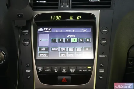 렉서스 GS430 2006년식▶ AUX 생성기 + 차량용 블루투스 리시버 + 사운드업 헤드켑을 장착합니다. / 서울 마포구 신수동