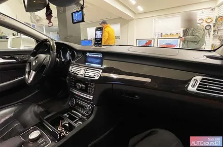 벤츠 CLS 350 2013년식▶ 옥스 생성 + (최고 음질의 블루투스 리시버) WTX-700 블루투스 + 헤드켑 / 서울 마포구 신수동