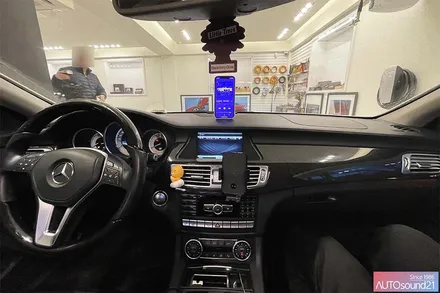 벤츠 CLS350 2013년식 ▶ 최고 음질을 입력하는 WTX-700 (Hi-Fi)  블루투스 + 사운드업 헤드켑 / 서울 마포구 신수동